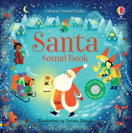 Музыкальные книги: Santa Sound Book [Usborne]