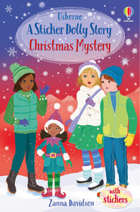 Новогодние книги: A Sticker Dolly Story: Christmas Mystery [Usborne]