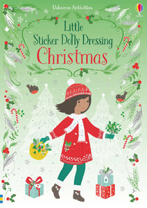 Творчество и досуг: Little Sticker Dolly Dressing Christmas [Usborne]