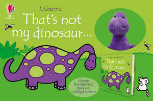 Набір: книга та іграшка: That's Not My Dinosaur… Книга и игрушка [Usborne]