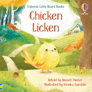 Книги про животных: Chicken Licken (Little Board Book) [Usborne]