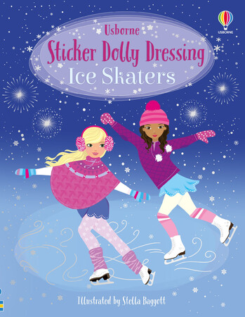 Альбомы с наклейками: Sticker Dolly Dressing Ice Skaters [Usborne]