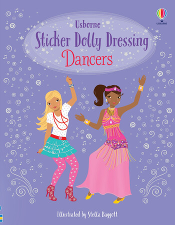 Альбоми з наклейками: Sticker Dolly Dressing Dancers [Usborne]