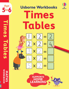 Учим цифры: Workbooks Times Tables (возраст 5-6) [Usborne]