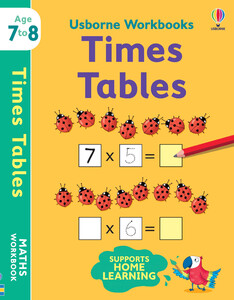 Книги для дітей: Workbooks Times Tables (возраст 7-8) [Usborne]