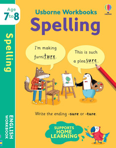 Развивающие книги: Workbooks Spelling (возраст 7-8) [Usborne]