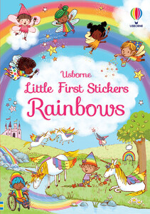 Книги для дітей: Little First Stickers Rainbows [Usborne]