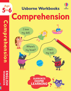 Обучение чтению, азбуке: Workbooks Comprehension (возраст 5-6) [Usborne]