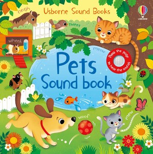 Книги про животных: Pets Sound Book [Usborne]