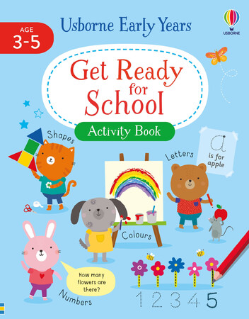 Книги с логическими заданиями: Early Years Get Ready for School Activity Book [Usborne]