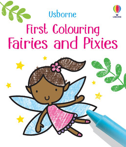 Про принцесс: First Colouring Fairies and Pixies [Usborne]