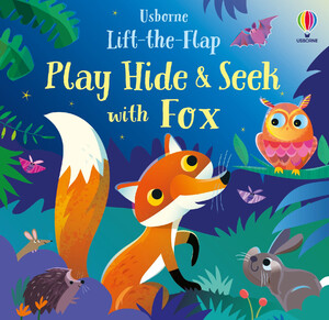 Книги про животных: Lift-the-Flap Play Hide and Seek with Fox [Usborne]