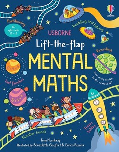 Навчання лічбі та математиці: Lift-the-flap Mental Maths [Usborne]
