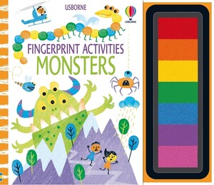 Книги для детей: Fingerprint Activities: Monsters [Usborne]