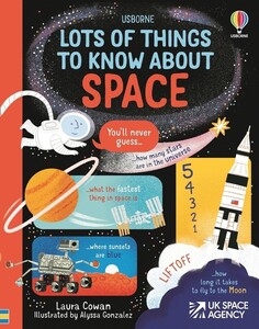 Книги для дітей: Lots of Things to Know About Space [Usborne]