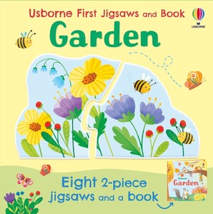 Класичні: Garden (набір з 8 пазлів і книга) [Usborne]