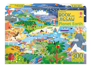 Пазли і головоломки: Planet Earth книга и пазл в комплекте [Usborne]