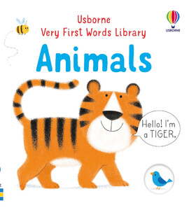 Книги про животных: Very First Words Library: Animals [Usborne]