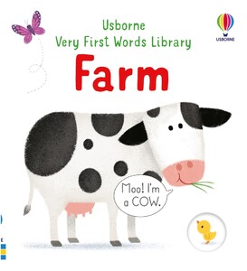 Для найменших: Very First Words Library: Farm [Usborne]