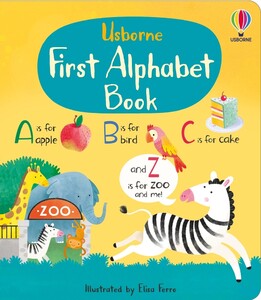 Обучение чтению, азбуке: First Alphabet Book [Usborne]