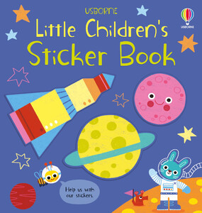 Книги з логічними завданнями: Little Children's Sticker Book [Usborne]