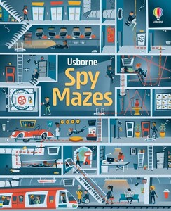 Книги с логическими заданиями: Spy Mazes [Usborne]