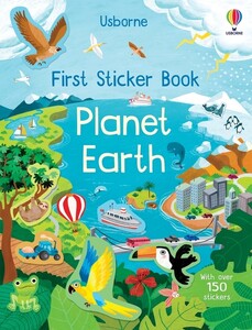 Книги для дітей: First Sticker Book Planet Earth [Usborne]