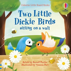 Книги для детей: Little Board Book: Two little dickie birds sitting on a wall [Usborne]