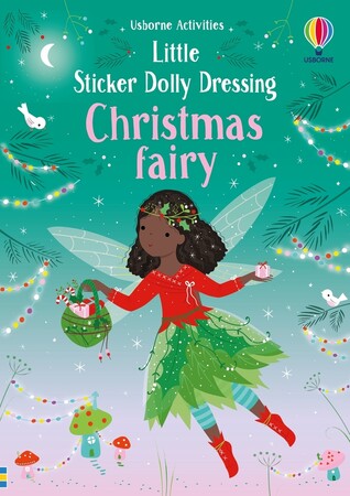 Альбоми з наклейками: Little Sticker Dolly Dressing Christmas Fairy [Usborne]