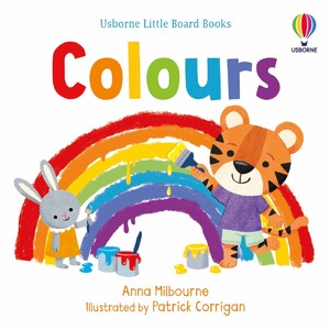 Книги для детей: Little Board Book: Colours [Usborne]