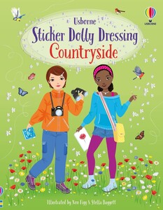 Книги для дітей: Sticker Dolly Dressing Countryside [Usborne]