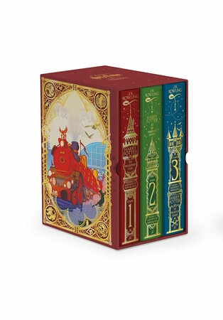 Набори книг: Harry Potter 1-3 Box Set: MinaLima Edition [Bloomsbury]