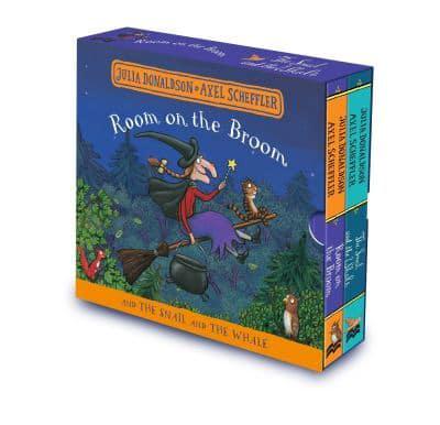 Художественные книги: Room on the Broom and The Snail and the Whale / Board Book Gift Slipcase [Pan Macmillan]