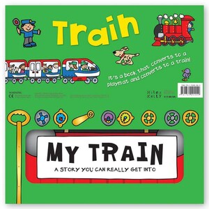 3D книги: Convertible Train