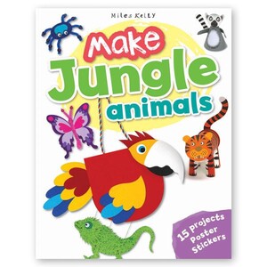 Книги про животных: Make Jungle Animals