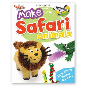 Пізнавальні книги: Make Safari Animals
