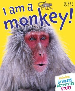 Книги про животных: I am a monkey!