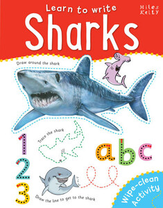 Книги для детей: Learn to Write Sharks