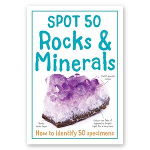 Книги для дітей: Spot 50 Rocks & Minerals