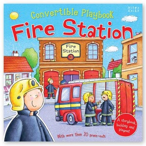 3D книги: Convertible Playbook Fire Station