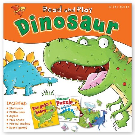 Книги про динозавров: Read and Play Dinosaur