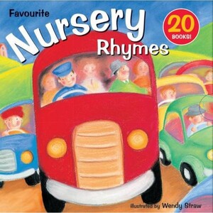 Для найменших: Nursery Rhymes 20 Picture Books Collection Pack Set Illustrated by Wendy Straw