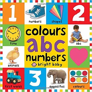 Книги для детей: Colours ABC Numbers