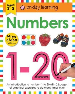 Навчання лічбі та математиці: Numbers 1-20 Wipe Clean Workbooks - Wipe Clean Workbooks