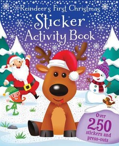 Новогодние книги: Reindeer's First Christmas Sticker Activity Book