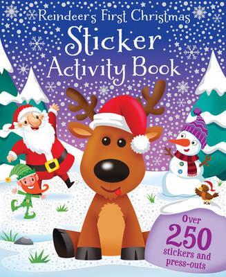 Новогодние книги: Reindeer's First Christmas Sticker Activity Book
