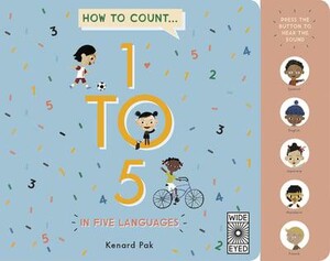 Книги для дітей: How to Count 1 to 5 in Five Languages