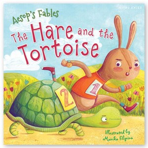 Книги про животных: Aesop's Fables The Hare and the Tortoise