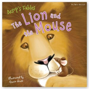 Книги про животных: Aesop's Fables The Lion and the Mouse