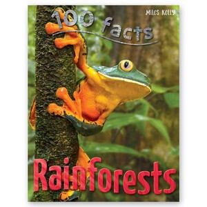 Пізнавальні книги: 100 Facts Rainforests